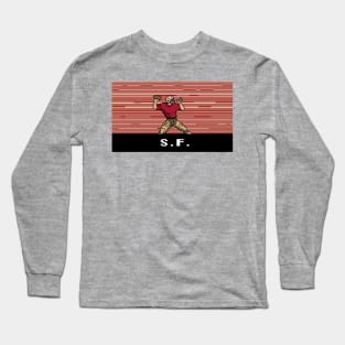 8-Bit Quarterback - San Francisco Long Sleeve T-Shirt